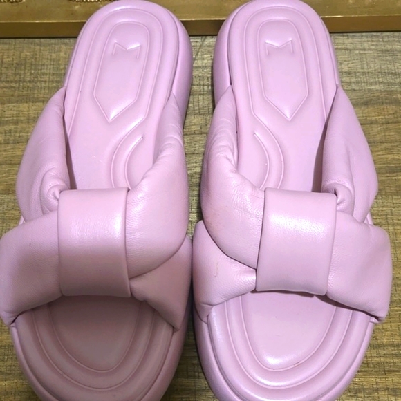 Marc Fisher Ltd Women's Vayle Pink Women's Slippers Sandals Sz 9 - Picture 2 of 8